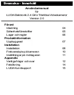 Предварительный просмотр 3 страницы Luda Elektronik MiniCam User Manual