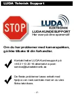 Предварительный просмотр 27 страницы Luda Elektronik MiniCam User Manual