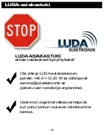 Предварительный просмотр 39 страницы Luda Elektronik MiniCam User Manual