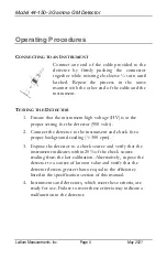 Предварительный просмотр 8 страницы Ludlum Measurements 44-150-3 Manual