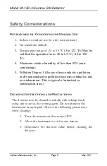 Предварительный просмотр 9 страницы Ludlum Measurements 44-150-3 Manual