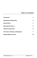 Предварительный просмотр 6 страницы Ludlum Measurements 44-157 Manual