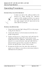 Предварительный просмотр 11 страницы Ludlum Measurements 44-157 Manual