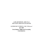 Ludlum Measurements 4404-16-4 Manual preview