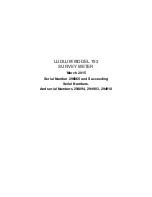 LUDLUM 192 Technical Manual preview