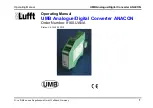 Lufft 8160.UANA Operating Manual предпросмотр