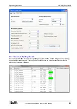 Preview for 21 page of Lufft 8610.U050 Operating Manual