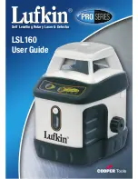 Lufkin LSL160 User Manual preview