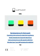 LuftLicht CO2 traffic light Operating Instructions Manual preview