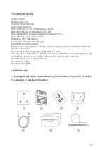 Предварительный просмотр 4 страницы Luis Energy 401015 User Manual