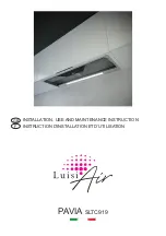 Luisi Air PAVIA Installation, Use And Maintenance Instruction предпросмотр