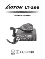 Preview for 1 page of Luiton LT-298 Owner'S Manual