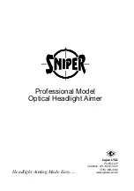 Preview for 32 page of LUJAN USA SNIPER 5412a Manual