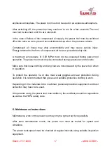 Preview for 7 page of Lukas AMIN 30 BSH Operation Instructions Manual