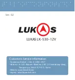 Предварительный просмотр 9 страницы Lukas LK-530-12V User Manual