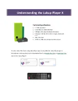 Предварительный просмотр 3 страницы Lukup Player X Quick Start Manual