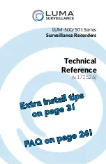 Luma Surveillance LUM-500-DVR-16CH Technical Reference Manual preview
