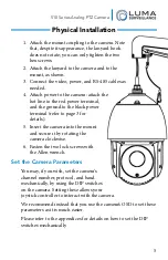 Предварительный просмотр 5 страницы Luma Surveillance LUM-510-PTZ Installation & Operation Manual