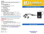 LumaDent ProLUX Instruction Manual предпросмотр