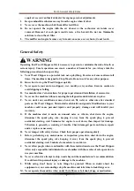 Preview for 8 page of Lumag RAMBO-HC10 Operator'S Manual