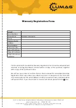 Preview for 3 page of Lumag WKB300 Operator'S Manual