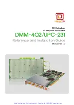 Preview for 2 page of Lumantek DMM-402 Reference And Installation Manual