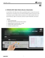 Предварительный просмотр 5 страницы Lumantek ez-LINE VM16 Manual
