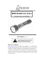 Предварительный просмотр 1 страницы Lumapower MRV-SideKick ultra User Manual