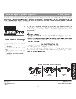 Preview for 17 page of LumaPro 2LBL9 Operating Instructions And Parts Manual