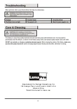 Предварительный просмотр 6 страницы LumaPro 400H16 Use And Care Manual