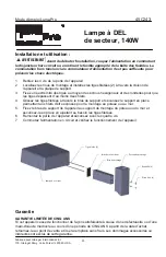 Предварительный просмотр 12 страницы LumaPro 45C243 Operating Instructions Manual