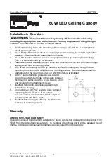 Preview for 4 page of LumaPro 45C245 Operating Instructions Manual