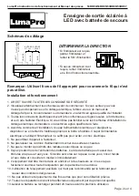 Предварительный просмотр 10 страницы LumaPro 53RH94 Operating Instructions And Parts Manual