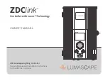 Предварительный просмотр 1 страницы Lumascape ZDClink Owner'S Manual