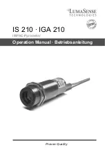 LumaSense technologies IGA 210 Operation Manual предпросмотр