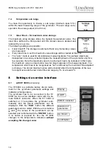 Предварительный просмотр 10 страницы LumaSense technologies IGA 210 Operation Manual