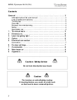 Preview for 2 page of LumaSense IN 5-H-PL2 Operation Manual