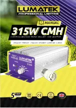 Lumatek 315W CMH Manual предпросмотр