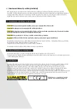 Preview for 43 page of Lumatek ATS200W Manual