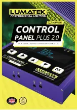 Lumatek CONTROL PANEL PLUS 2.0 Manual предпросмотр