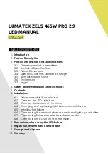 Предварительный просмотр 2 страницы Lumatek LUMLED0011 Manual