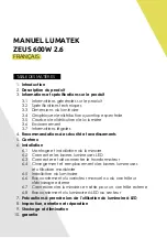 Предварительный просмотр 42 страницы Lumatek LUMLED020 Manual