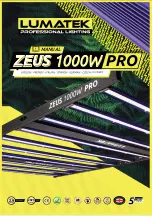 Lumatek Zeus 1000W Pro Manual предпросмотр