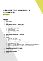 Предварительный просмотр 47 страницы Lumatek ZEUS 600W PRO 2.9 Manual