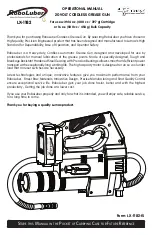 Lumax Roboluber LX-1182 Operational Manual предпросмотр