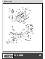 Предварительный просмотр 21 страницы Lumber Jack DP13-580B Safety And Operating Manual