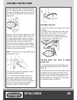 Preview for 11 page of Lumber Jack DP16-1050B Original Instructions Manual