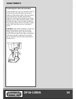 Preview for 16 page of Lumber Jack DP16-1050B Original Instructions Manual