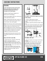 Предварительный просмотр 10 страницы Lumber Jack DP16-910B-VS Operating Manual