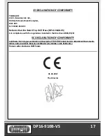 Предварительный просмотр 19 страницы Lumber Jack DP16-910B-VS Operating Manual